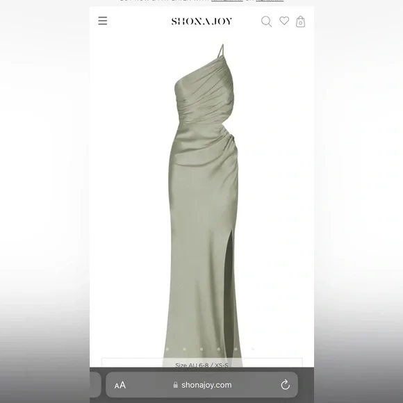 green emerald velvet dress Shona Joy main image 1